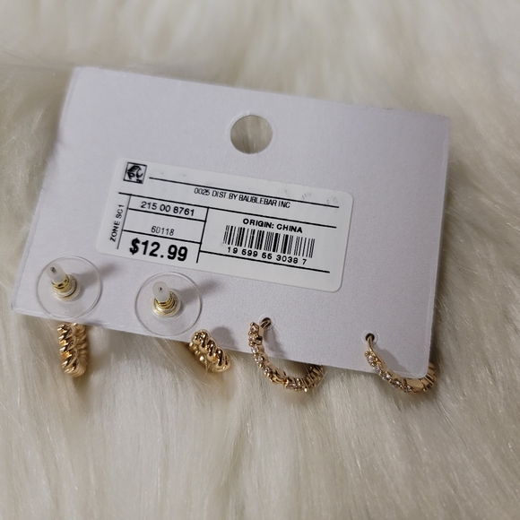 Baublebar sugarfix 2 pack hoop earrings - Picture 3 of 3